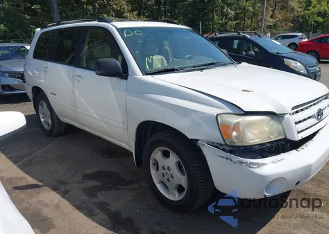2007 Toyota Highlander Limited V6 from USA, damaged, VIN JTEEP21A470231610